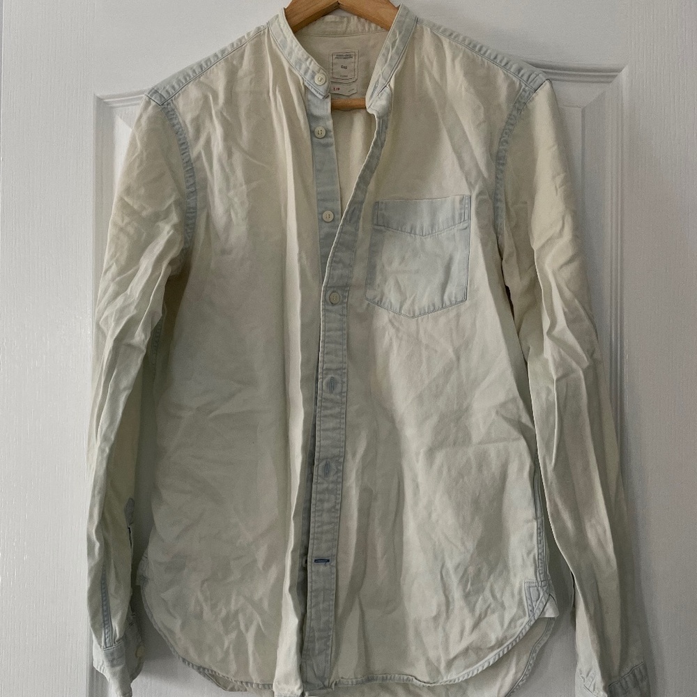 Gap oversized Chambray button up